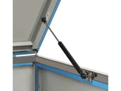 vidaXL Mülltonnenbox für 3 Tonnen Edelstahl207x77,5x115 cm* Hot