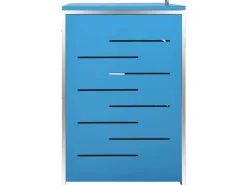 vidaXL Mülltonnenbox für 3 Tonnen Edelstahl207x77,5x115 cm* Hot