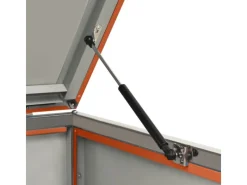 vidaXL Mülltonnenbox für 4 Tonnen Edelstahl 276,5x77,5x115,5 cm* Best