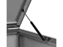 vidaXL Mülltonnenbox für 2 Tonnen Edelstahl 138x77,5x115,5 cm Edelstahl* Outlet