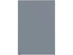 vidaXL Mülltonnenbox für 2 Tonnen Grau 138x79x117 cm Stahl* Clearance