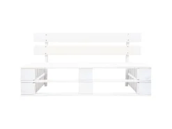 Gartenbänke|vidaXL Outdoor-Bank Paletten Holz 45759