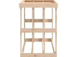 vidaXL Outdoor-Kaminholzregal 108x52x74 cm Massivholz Kiefer* Online