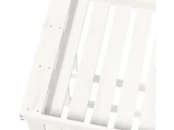 vidaXL Outdoor-Kaminholzregal Weiß 108x52x74 cm Massivholz Kiefer* Online