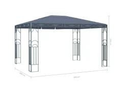 vidaXL Pavillon 400 x 300 cm Anthrazit* Sale