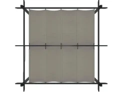 vidaXL Pavillon mit Ausziehbarem Dach 3x3 m Creme* Best