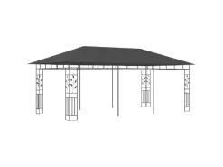 Gartenlauben|vidaXL Pavillon mit Moskitonetz 6x3x2,73 m Anthrazit