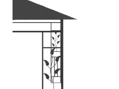 Gartenlauben|vidaXL Pavillon mit Moskitonetz 6x3x2,73 m Anthrazit