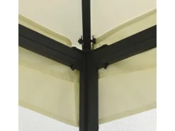 vidaXL Pavillon mit Netz 300x300x265 cm Creme* Best