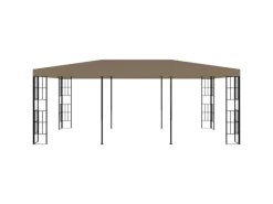 Gartenlauben|vidaXL Pavillon 6x3 m Taupe