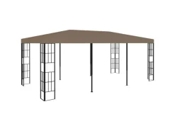 Gartenlauben|vidaXL Pavillon 6x3 m Taupe