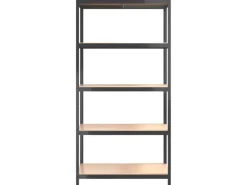 vidaXL Regale mit 5 Böden 2 Stk Stahl & Holzwerkstoff 152868* New