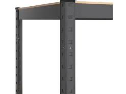 vidaXL Regale mit 5 Böden 2 Stk Stahl & Holzwerkstoff 152868* New