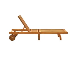 Sonnenliegen|vidaXL Sonnenliege Akazie Massivholz 199 x 59/63 x 30/62/76/85 cm