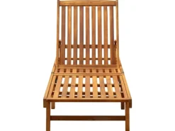 Sonnenliegen|vidaXL Sonnenliege Akazie Massivholz 199 x 59/63 x 30/62/76/85 cm