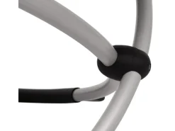 Sonnenliegen|vidaXL Sonnenliege Geometrisch Outdoor Stahl Schwarz und Grau