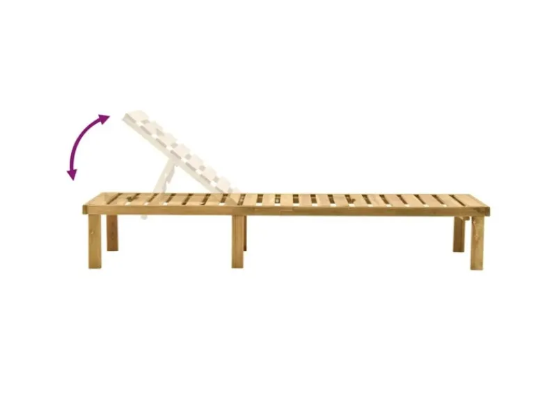 Sonnenliegen|vidaXL Sonnenliege Kiefernholz Imprägniert 49087