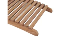 Sonnenliegen|vidaXL Sonnenliege Klappbar Massivholz Teak