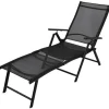 vidaXL Sonnenliege Klappbar Aluminium Schwarz 41741* Discount