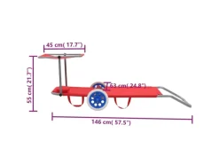 Strandkörbe|vidaXL Sonnenliege Klappbar mit Sonnenschutz und Rädern Stahl 44324