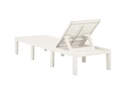 Sonnenliegen|vidaXL Sonnenliege Kunststoff Weiß