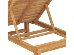 vidaXL Sonnenliege Massivholz Teak 316171*