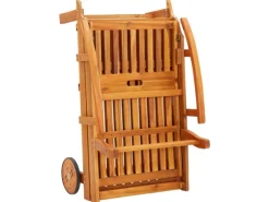 Sonnenliegen|vidaXL Sonnenliege mit Auflage Akazie Massivholz Polsterfarbe  Anthrazit