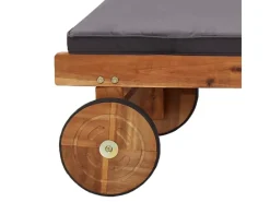 Sonnenliegen|vidaXL Sonnenliege mit Auflage Massivholz Akazie 46026