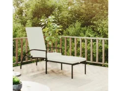 Sonnenliegen|vidaXL Sonnenliege mit Fußhocker PE-Rattan 317629