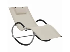 Sonnenliegen|vidaXL Sonnenliege mit Kissen Textilene 47789