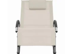 Sonnenliegen|vidaXL Sonnenliege mit Kissen Textilene 47789