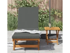 Sonnenliegen|vidaXL Sonnenliege mit Rädern und Kissen Massivholz 4105536