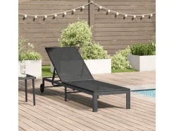 Sonnenliegen|vidaXL Sonnenliege mit Rädern Poly Rattan 42004129