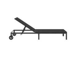 Sonnenliegen|vidaXL Sonnenliege mit Rädern Poly Rattan 42004129