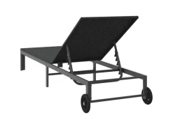 Sonnenliegen|vidaXL Sonnenliege mit Rädern Poly Rattan 42004129