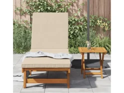 vidaXL Sonnenliege mit Rädern und Kissen aus Massivholz 4105537* Hot