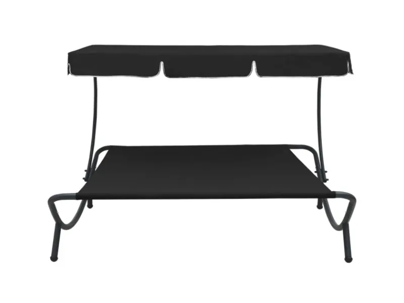 Sonnenliegen|vidaXL Sonnenliege mit Sonnendach 313525