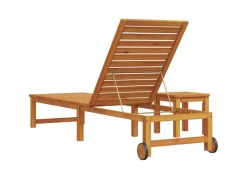 vidaXL Sonnenliege mit Tisch Massivholz Akazie 4108107* Discount