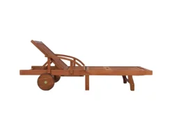 vidaXL Sonnenliege mit Tisch Massivholz Akazie*