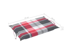 Auflagenboxen|vidaXL Sonnenliege mit Tisch und Auflage 184 x 55 x 64 cm Massivholz Akazie