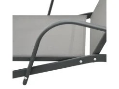 vidaXL Sonnenliege Stahl und Textilene* Sale