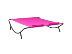 vidaXL Sonnenliege Stoff Rosa* Outlet