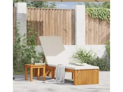 Sonnenliegen|Balkonmöbel|vidaXL Sonnenliege 200x55x30 cm aus Massivem Akazienholz 4108114