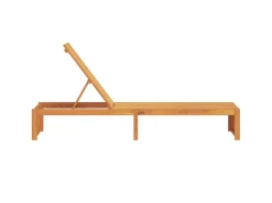 Sonnenliegen|Balkonmöbel|vidaXL Sonnenliege 200x55x30 cm aus Massivem Akazienholz 4108114