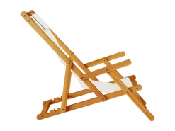 vidaXL Strandstühle 2 Stk Klappbar Akazienholz & Textilene 3325142* Discount