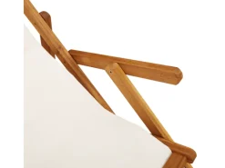 vidaXL Strandstühle 2 Stk Klappbar Akazienholz & Textilene 3325142* Discount