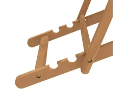 vidaXL Strandstuhl Klappbar Massivholz Teak Rot 56 x 105 x 96 cm* Online