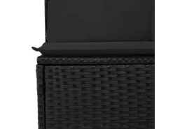 vidaXL 8-Teiliges Garten-Sofa-Set mit Kissen in aus Poly Rattan und Akazie 3361474*