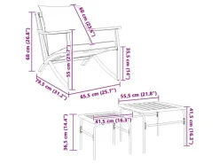 Balkonmöbel|Gartenmöbel-Sets|vidaXL 4-Tlg Balkonmöbel Set mit Kissen Schwarz Stahl 4009305