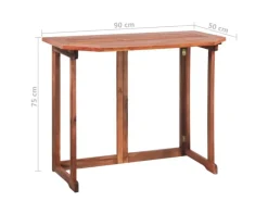 vidaXL 2-tlg Bistro-Set Akazie Massivholz* Hot